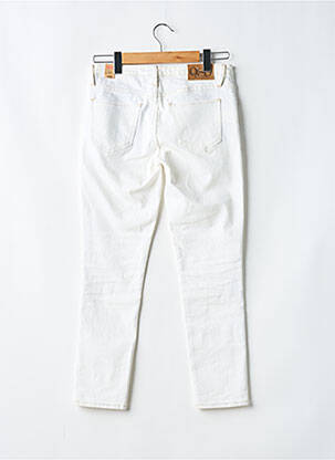 Jeans coupe slim taille basse taille basse blanc QUIKSILVER femme