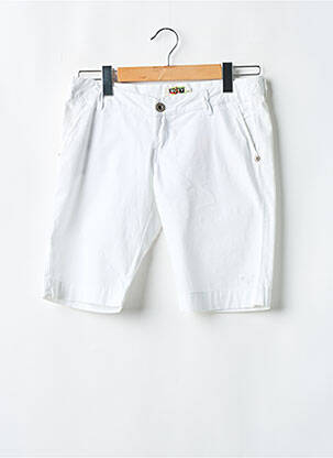 Bermuda taille à pinces taille normale blanc ROXY femme