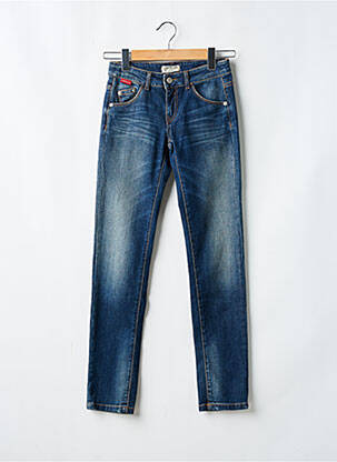 Jeans coupe slim stretch taille basse bleu CHIPIE femme