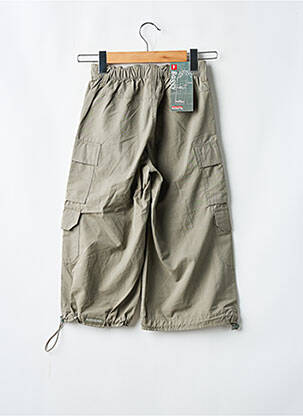 Bermuda tissage popeline taille élastique vert QUIKSILVER garcon