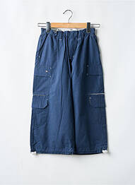 Bermuda tissage popeline taille élastique bleu QUIKSILVER garcon