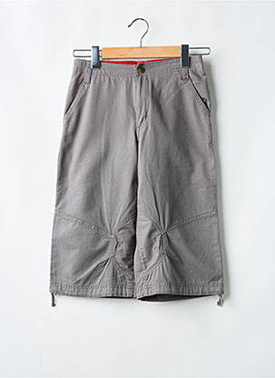 Pantacourt stretch taille élastique gris QUIKSILVER garcon