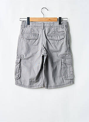 Bermuda tissage popeline taille ajustable gris QUIKSILVER garcon