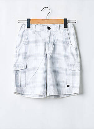 Short coupe cargo taille normale blanc QUIKSILVER homme