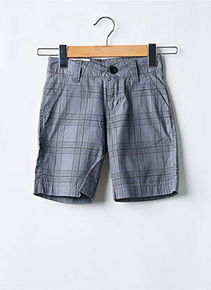 Bermuda tissage popeline taille ajustable gris QUIKSILVER garcon