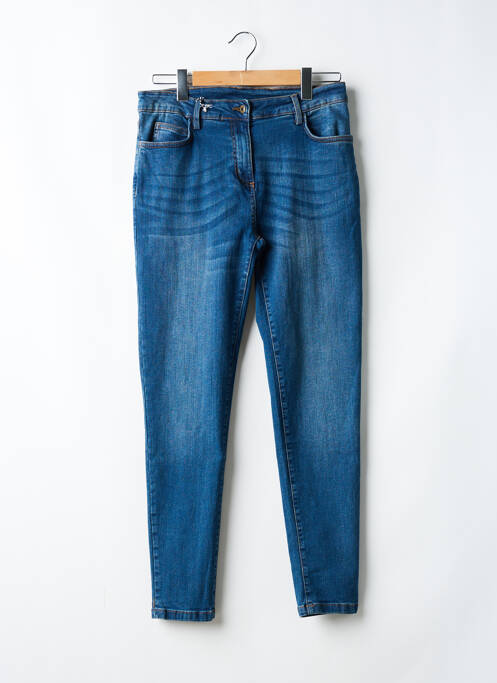 Jeans coupe slim stretch taille normale bleu WEIRD FISH femme