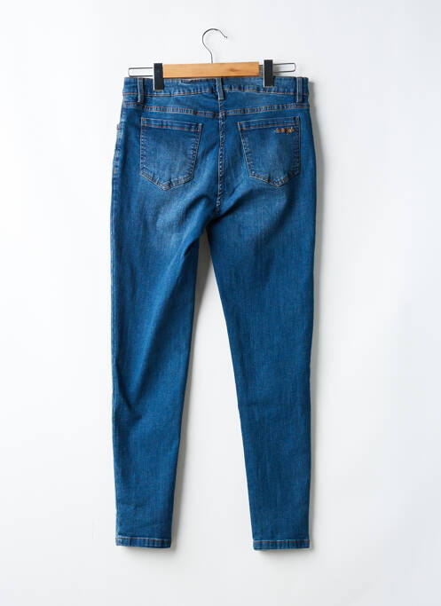 Jeans coupe slim stretch taille normale bleu WEIRD FISH femme