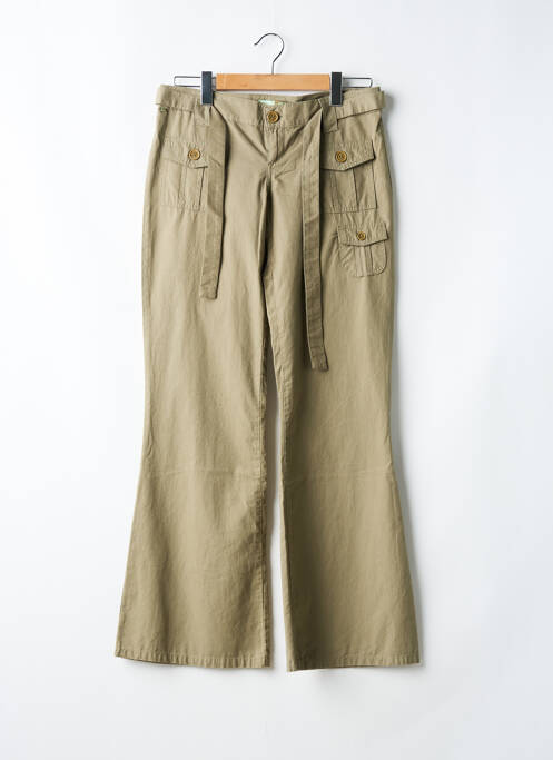 Pantalon flare taille basse taille basse vert ROXY femme