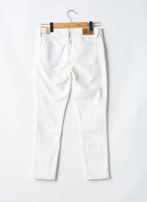 Jeans coupe slim taille basse taille basse blanc QUIKSILVER femme