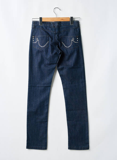 Jeans coupe slim tissage brut taille ajustable bleu ROXY GIRL fille