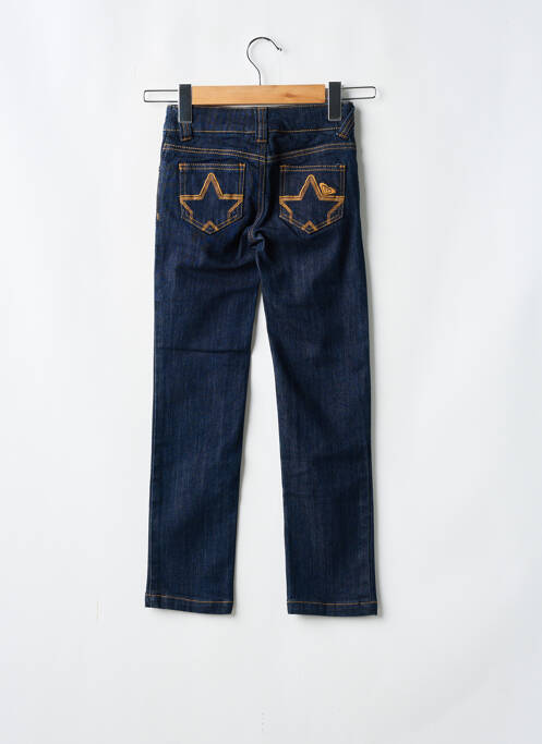 Jeans coupe slim tissage brut taille ajustable bleu ROXY GIRL fille