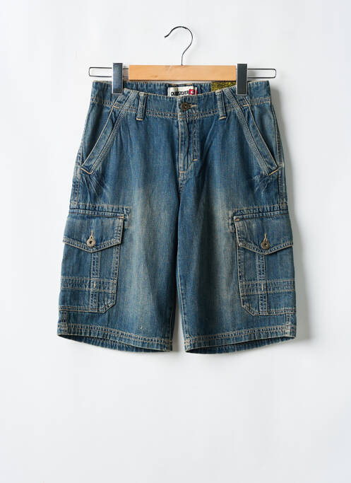 Bermuda tissage denim taille ajustable bleu QUIKSILVER garcon