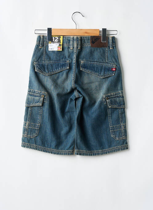 Bermuda tissage denim taille ajustable bleu QUIKSILVER garcon