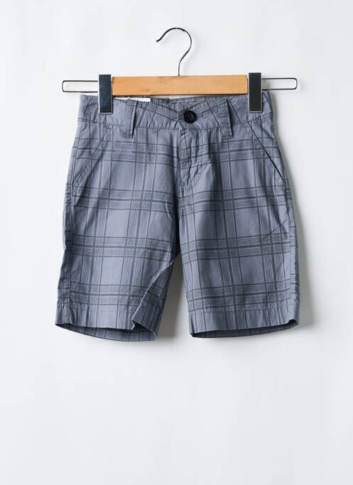 Bermuda tissage popeline taille ajustable gris QUIKSILVER garcon