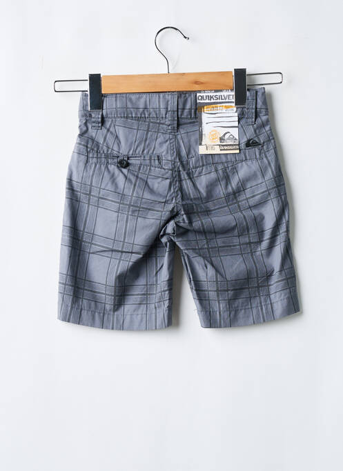 Bermuda tissage popeline taille ajustable gris QUIKSILVER garcon