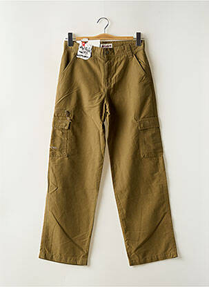 Pantalon cargo stretch taille ajustable vert QUIKSILVER garcon