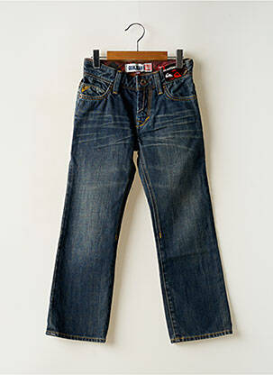 Jeans coupe droite stretch taille ajustable bleu QUIKSILVER garçon