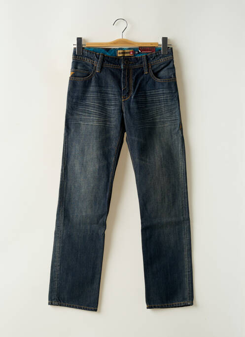 Jeans coupe droite stretch taille ajustable bleu QUIKSILVER garcon