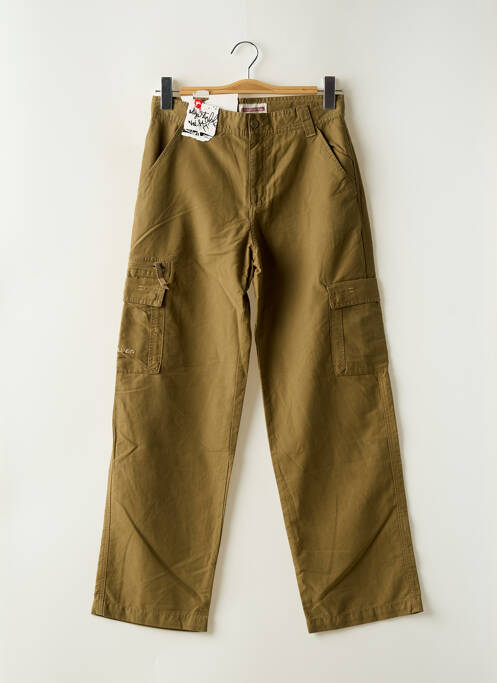 Pantalon cargo stretch taille ajustable vert QUIKSILVER garcon