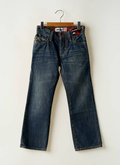 Jeans coupe droite stretch taille ajustable bleu QUIKSILVER garcon