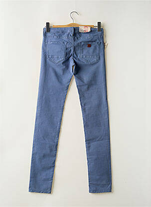 Pantalon slim tissage popeline taille normale bleu ROXY femme