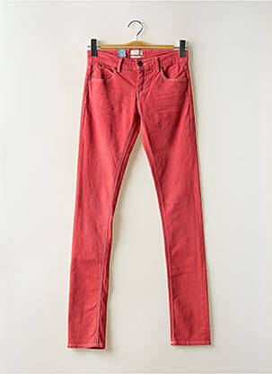 Jeans coupe slim stretch taille normale rouge QUIKSILVER femme