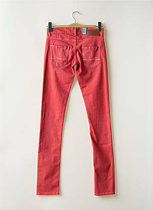 Jeans coupe slim stretch taille normale rouge QUIKSILVER femme