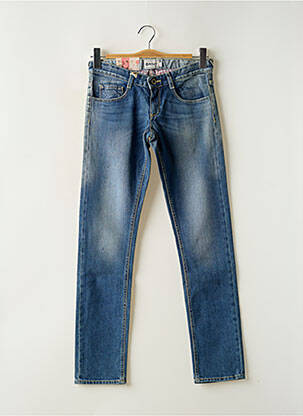 Jeans coupe slim stretch taille ajustable bleu ROXY fille