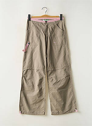 Pantalon large tissage popeline vert ROXY fille