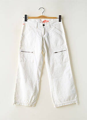 Pantacourt coupe droite taille normale blanc ROXY femme