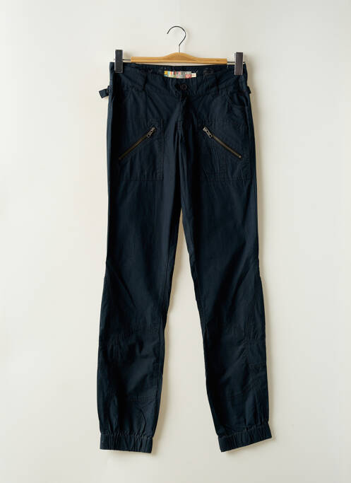 Pantalon droit tissage popeline taille normale bleu ROXY femme