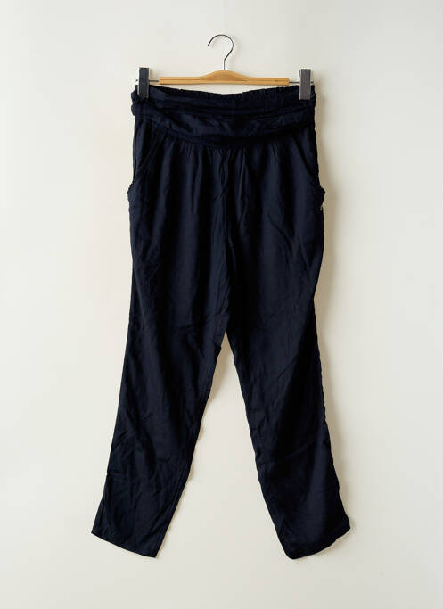 Pantalon droit tissage popeline taille normale bleu ROXY femme