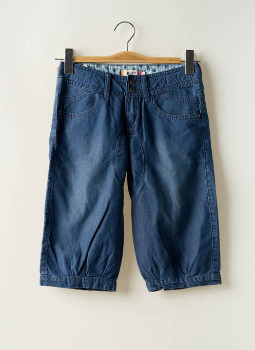 Bermuda coupe droite taille ajustable bleu ROXY fille