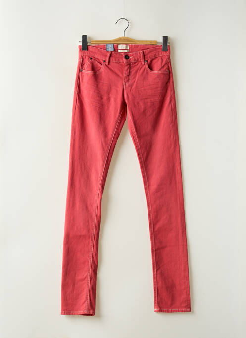 Jeans coupe slim rouge QUIKSILVER pour femme