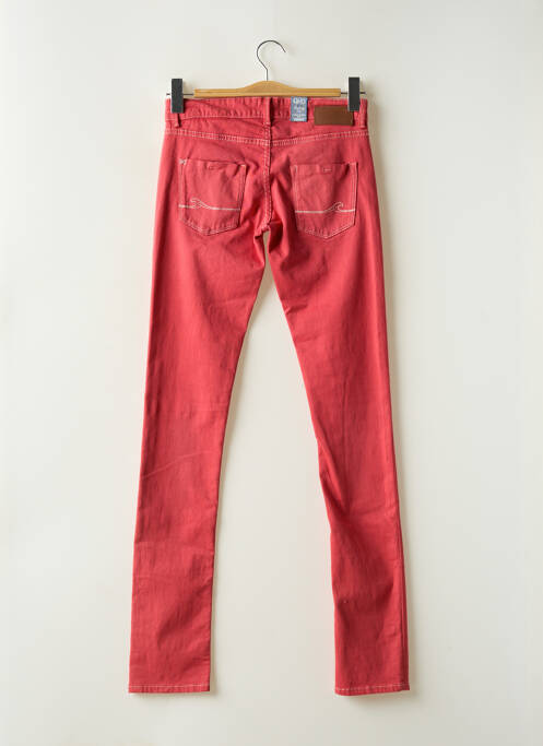 Jeans coupe slim rouge QUIKSILVER pour femme