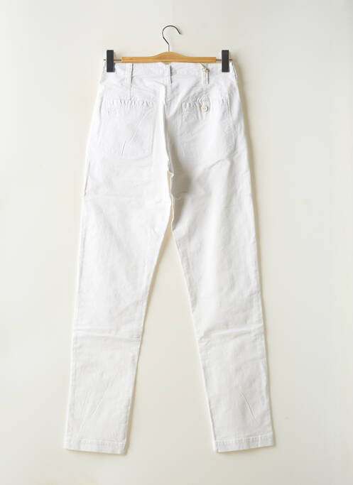 Pantalon chino blanc MOUSQUETON pour femme