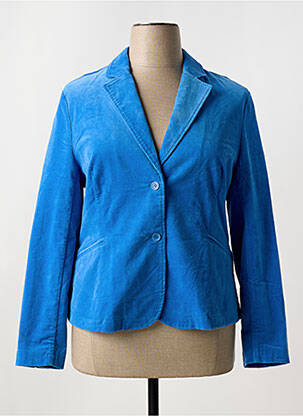 Blazer poches bleu ZILCH femme