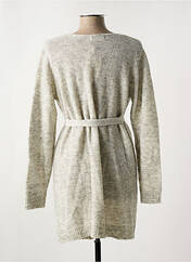 Gilet manches longues gris CREAM pour femme seconde vue