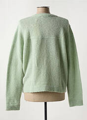 Gilet manches longues vert CREAM pour femme seconde vue