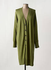 Gilet manches longues vert ZILCH pour femme seconde vue