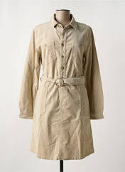 Robe mi-longue beige CREAM pour femme seconde vue