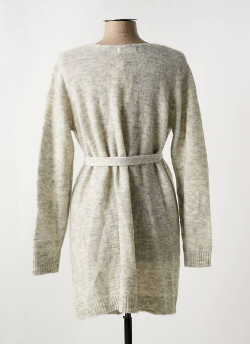 Gilet manches longues coupe cintrée gris CREAM femme