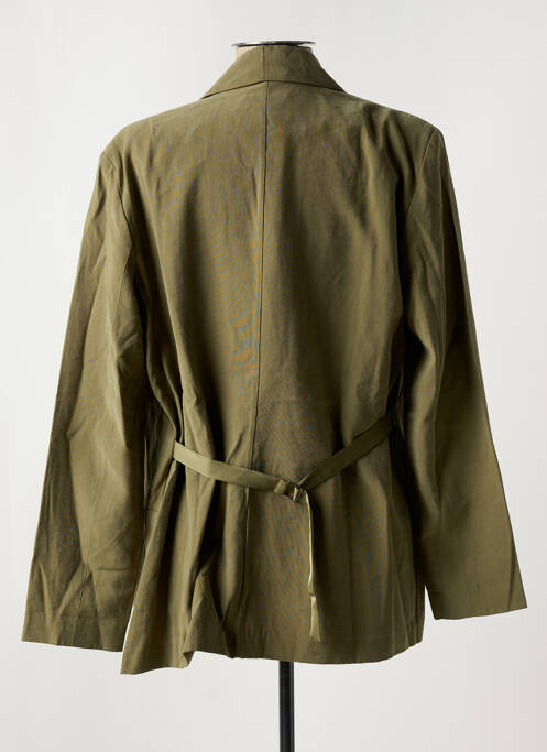 Blazer col châle vert YAYA femme