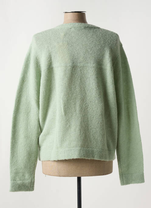 Gilet manches longues vert CREAM femme