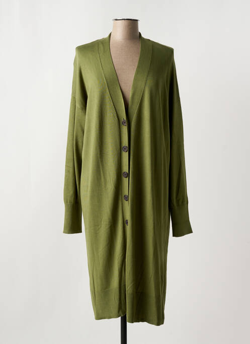 Gilet manches longues vert ZILCH pour femme