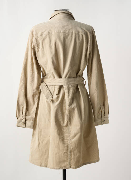 Robe mi-longue beige CREAM pour femme