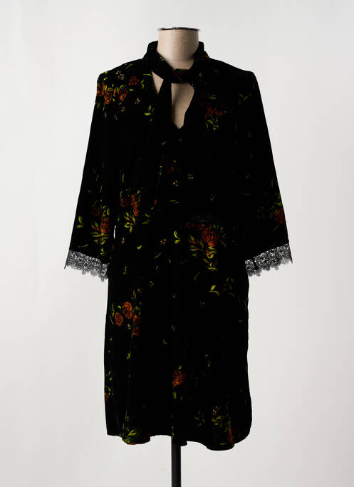 Robe mi-longue noir LA PETITE FRANCAISE pour femme