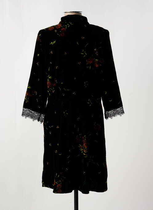 Robe mi-longue noir LA PETITE FRANCAISE pour femme