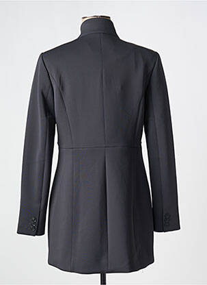 Manteau court poches sans capuche noir YAYA femme