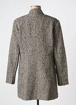 Manteau court poches sans capuche gris YAYA femme